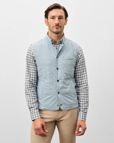 Johnnie-O Men's Bauer Top Shelf Quilted Vest 