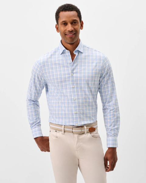 Johnnie-O Men's Rafael Multi Pane Everyday Performance Button Down Shirt