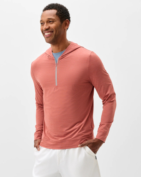 Johnnie-O Men's Bixler Performance 1/4 Zip Hoodie