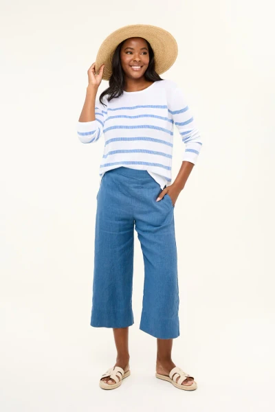 HiHo Mellow Linen Capri Pant