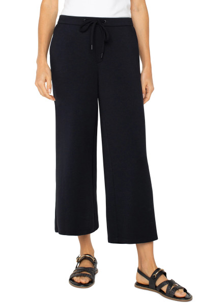Liverpool Los Angeles Pull-On Wide Leg Crop Trouser