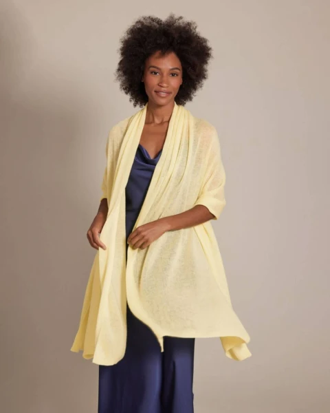 Alashan Cashmere 100% Luxury Cashmere Breezy Travel Wrap