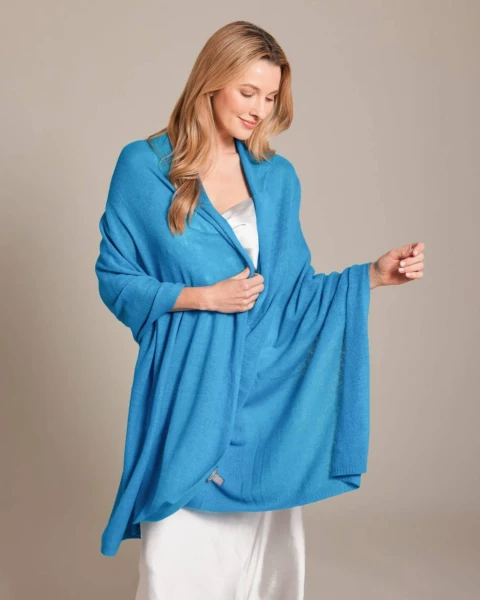 Alashan Cashmere 100% Luxury Cashmere Breezy Travel Wrap