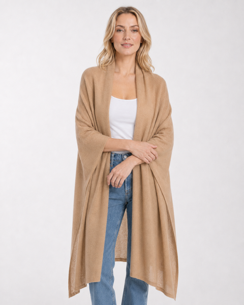 Alashan 100% Cashmere Luxury Travel Wrap