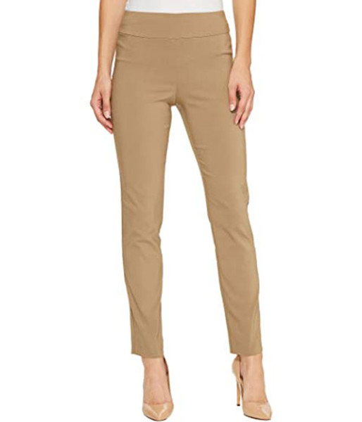 Krazy Larry Pull-On Pants in Taupe 
