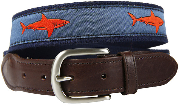 Belted Cow Shark Belt Lime Leather Tab Belt | Island Pursuit | Free shipping over $00