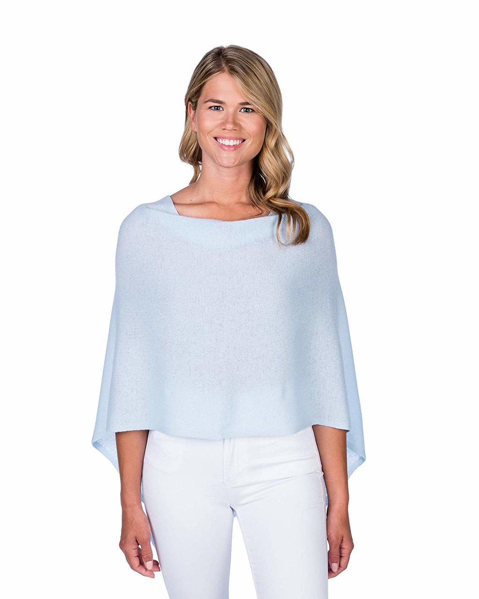 Vestido Topper De Cachemira Claudia Nichole - Chal Poncho Decorativo, Talla única