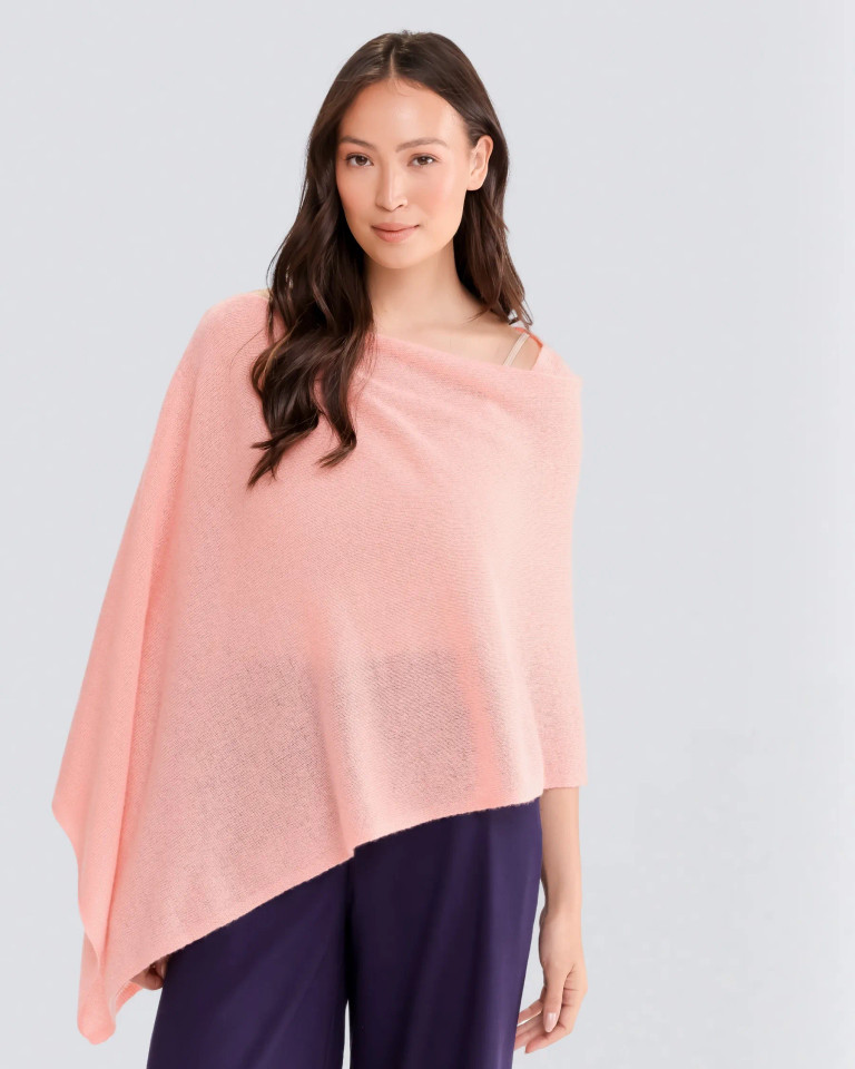 Alashan Cashmere 4-in-1 Cashmere Dress Topper in Nectar