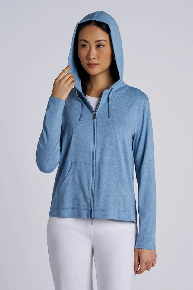 Coolibar Seaside Hoodie UPF 50+ | Island Pursuit | Free shipping over $100