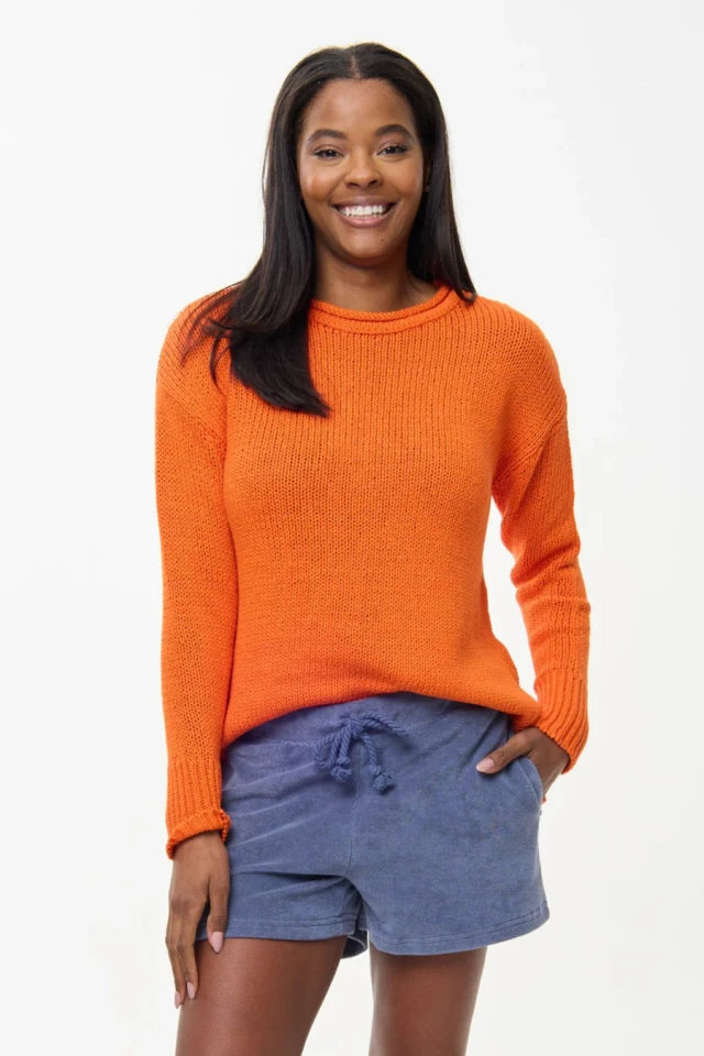 HIHO Caribbean Relaxed Crew Neck Sweater