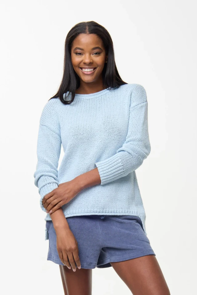 HIHO Caribbean Relaxed Crew Neck Sweater