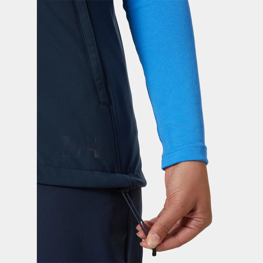 Helly Hansen W Paramount Softshell Vest in Navy 