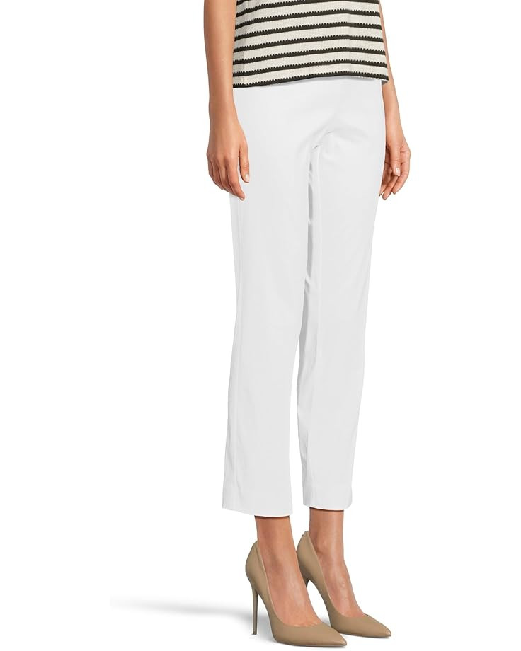 Krazy Larry  Pull-On Ankle Pants in White 