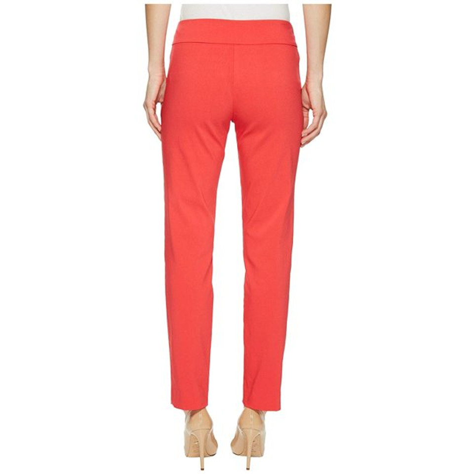 Back view of Krazy Larry  Pull-On Ankle Pants in Watermelon 