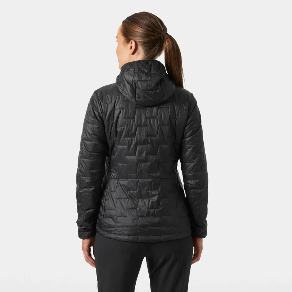 Helly Hansen Women's Eco-friendly LIFALOFT™ Hooded Insulated Jacket in Black 