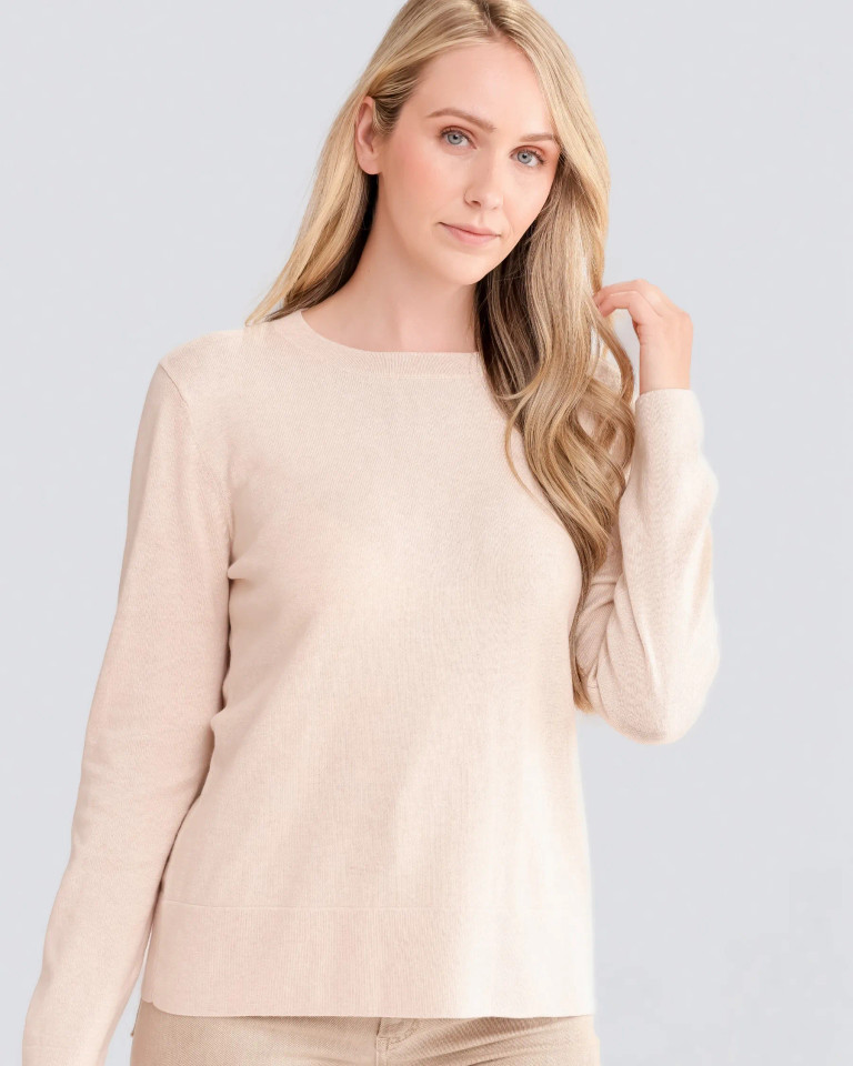 Alashan Cashmere Sanibel Cotton Cashmere Relaxed fit Sweater