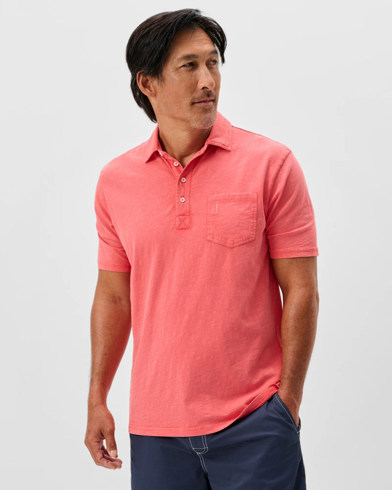 Johnnie-O Men's Coastal Wash Original 4-Button Polo 