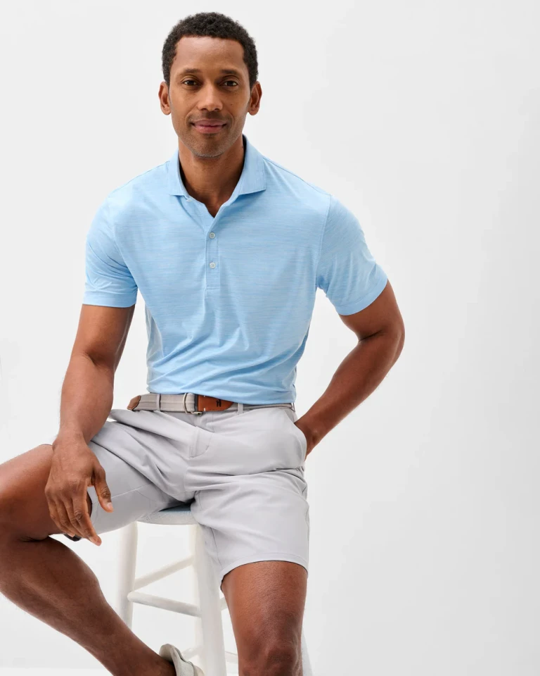 Johnnie-O Men's Huron Solid Featherweight Performance Polo