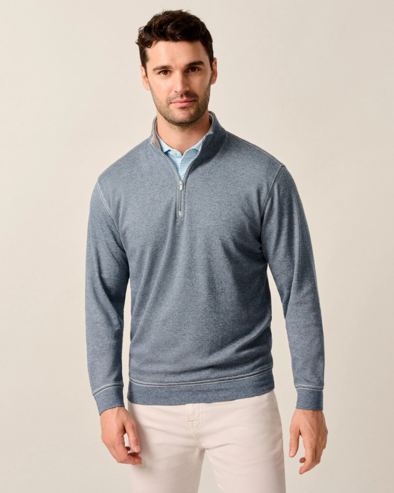 Johnnie-O Men's Hanks "Lightweight Sully" 1/4 Zip Pullover