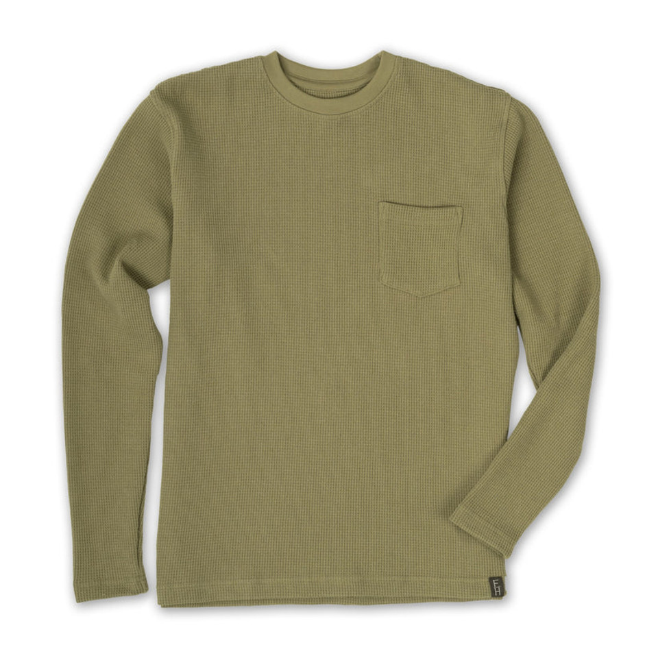 Fish Hippie Men's Balao Long Sleeve Waffle Crew