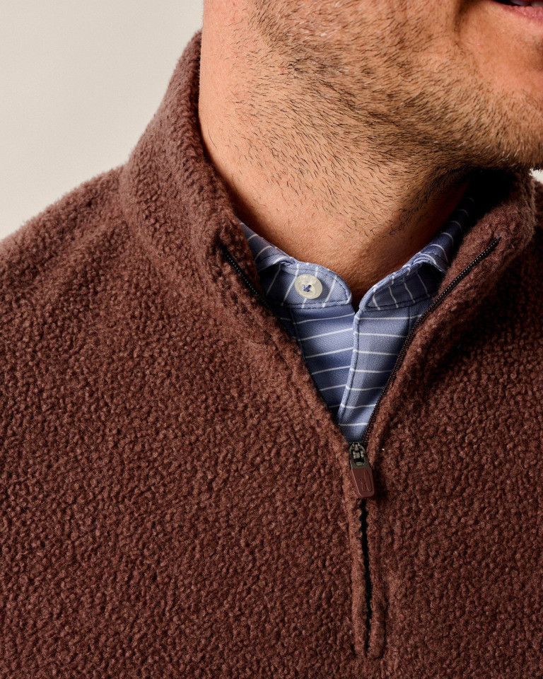 Johnnie-O Men's Dion Sherpa 1/4 Zip Pullover