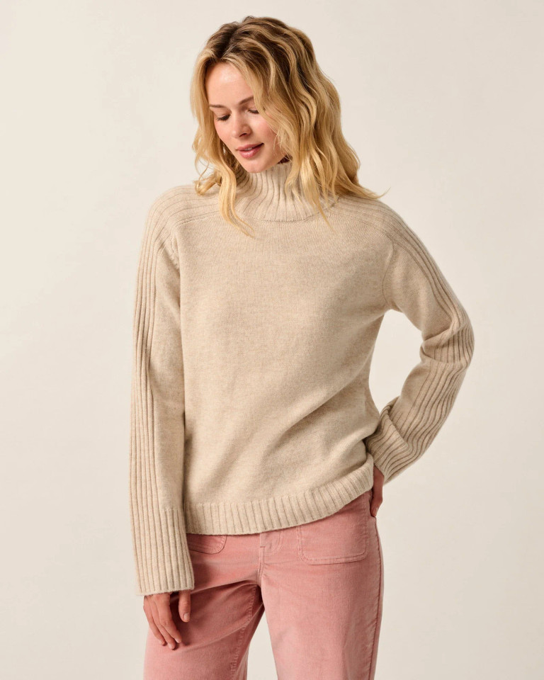 Johnnie-O Women's Simone Cashmere Blend Turtleneck Sweater