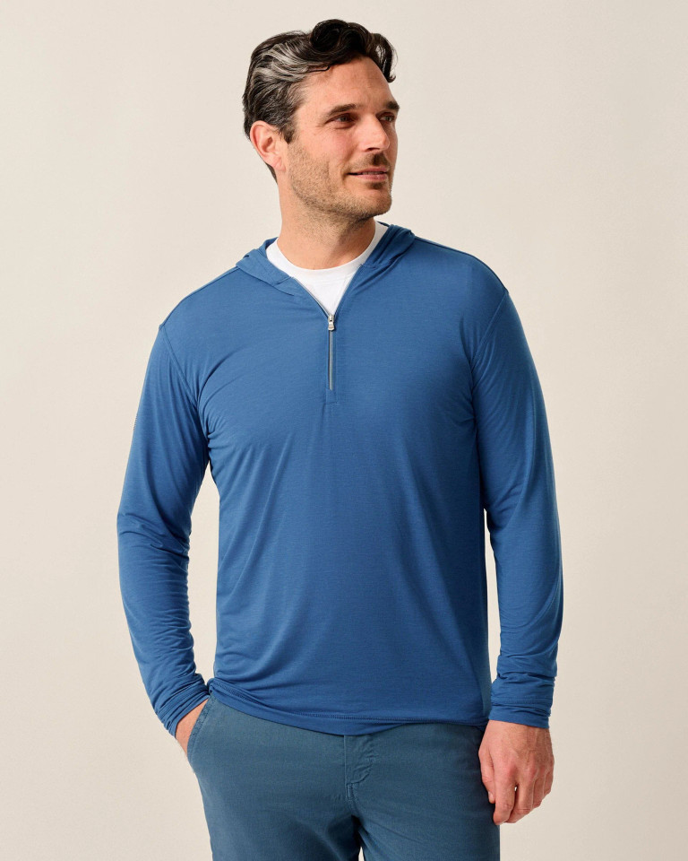 Johnnie-O Men's Welsey Performance 1/4 Zip Hoodie