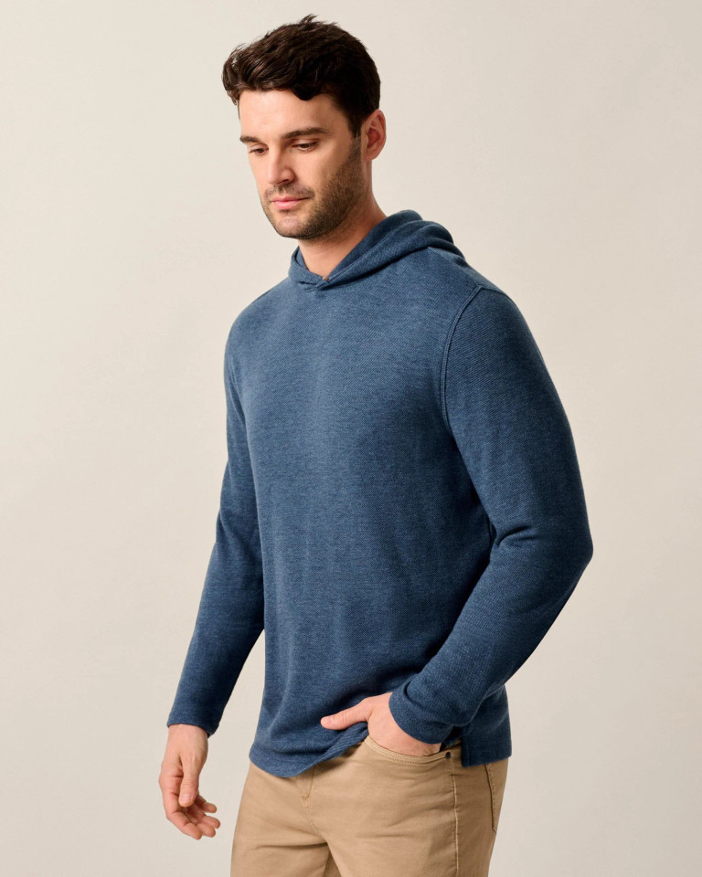 Johnnie-O Men's Drayton Merino Cashmere Sweater Hoodie 