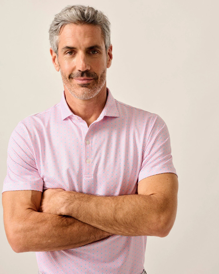 Johnnie-O Men's Emillio Performance Jersey Polo Shirt 