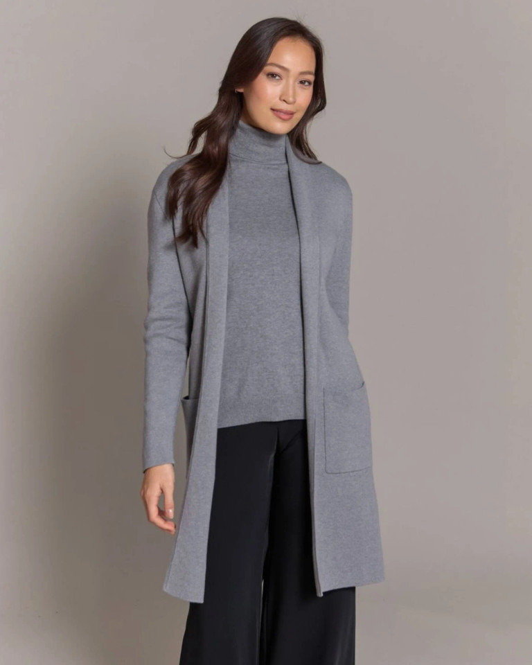 Alashan Cashmere Cotton Cashmere Sarah Shawl Collar Jacket