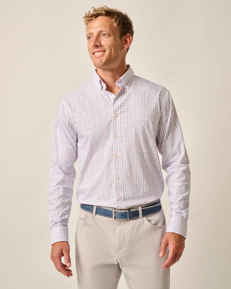 Johnnie-O Men's Paddock Everyday Performance Button Down Shirt