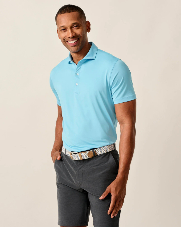 Johnnie-O Men's Birdie Performance Jersey Polo Shirt