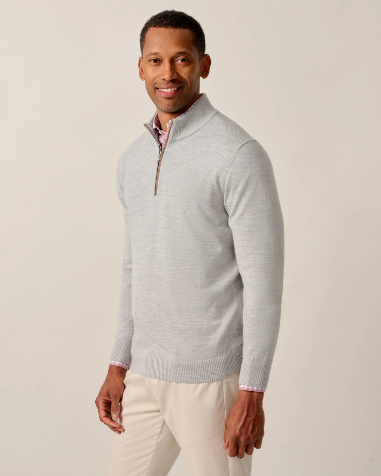 Johnnie-O Men's Raynor Merino 1/4 Zip Sweater