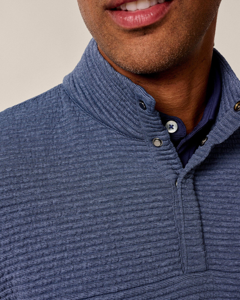 Johnnie-O Men's Benjy Heathered Henley Pullover