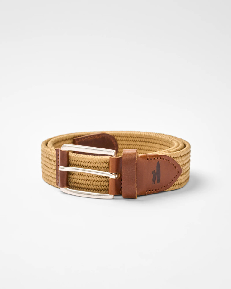 Johnnie-O Men's Farley Waxed Cotton Stretch Belt