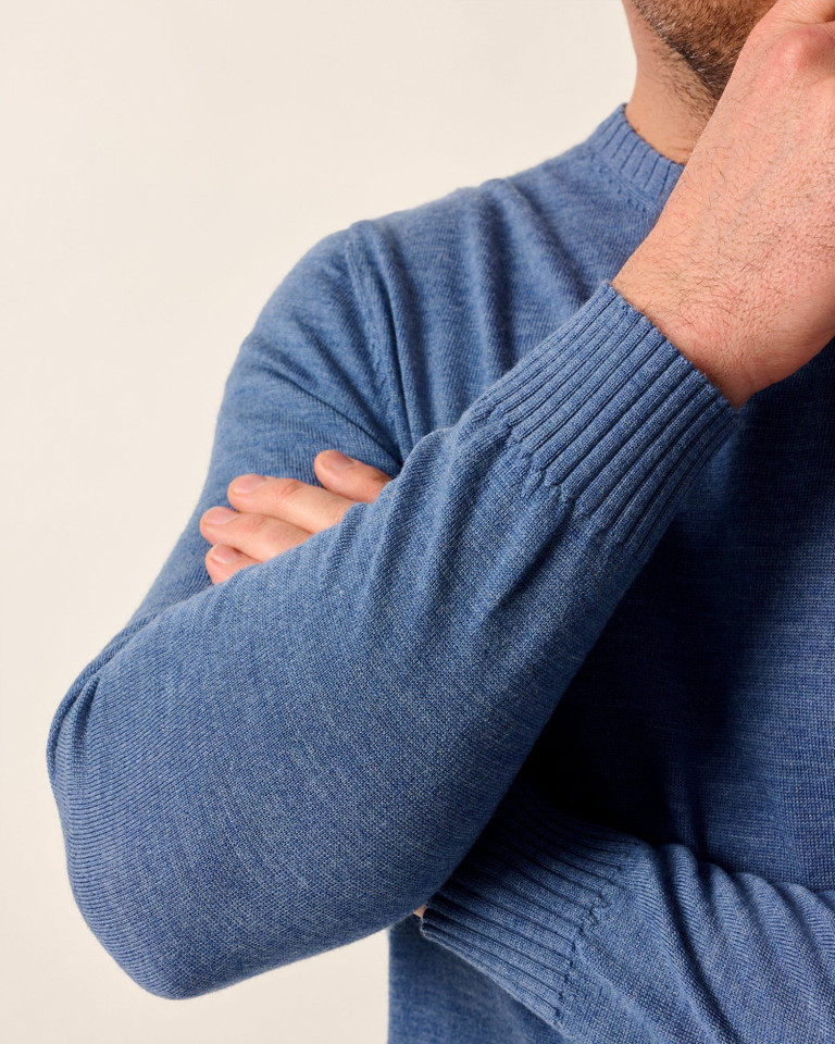 Johnnie-O Men's Ronald Merino Wool Crewneck Sweater