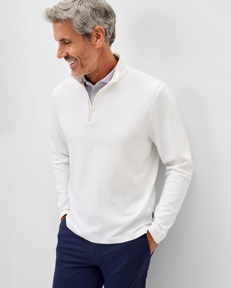 Johnnie-O Men's Hoppin Performance 1/4 Zip Pullover