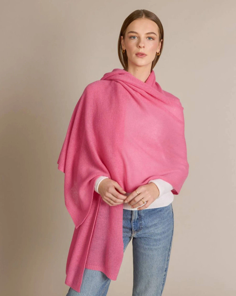 Alashan Cashmere 100% Luxury Cashmere Breezy Travel Wrap
