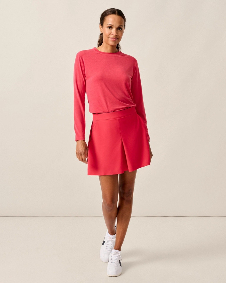 Johnnie-O Women's McKenna Box Pleat Performance Skort