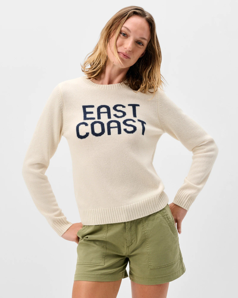 Johnnie-O Women's West Coast Coastal Cashmere Blend Crewneck Sweater