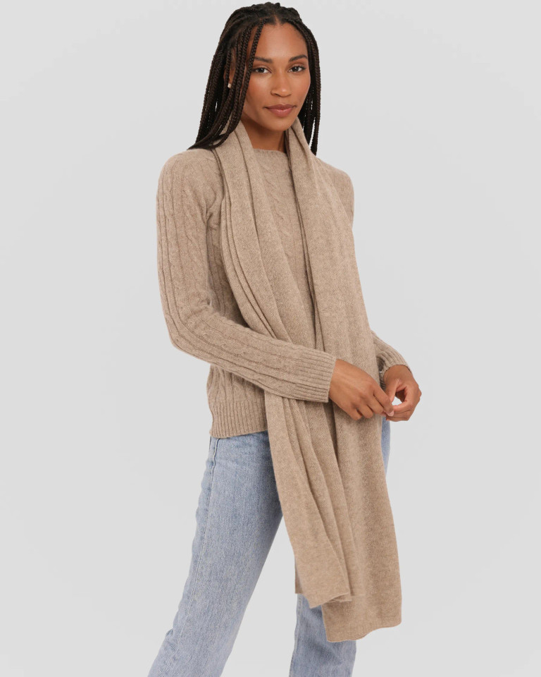 Alashan Cashmere 100% Luxury Cashmere Breezy Travel Wrap