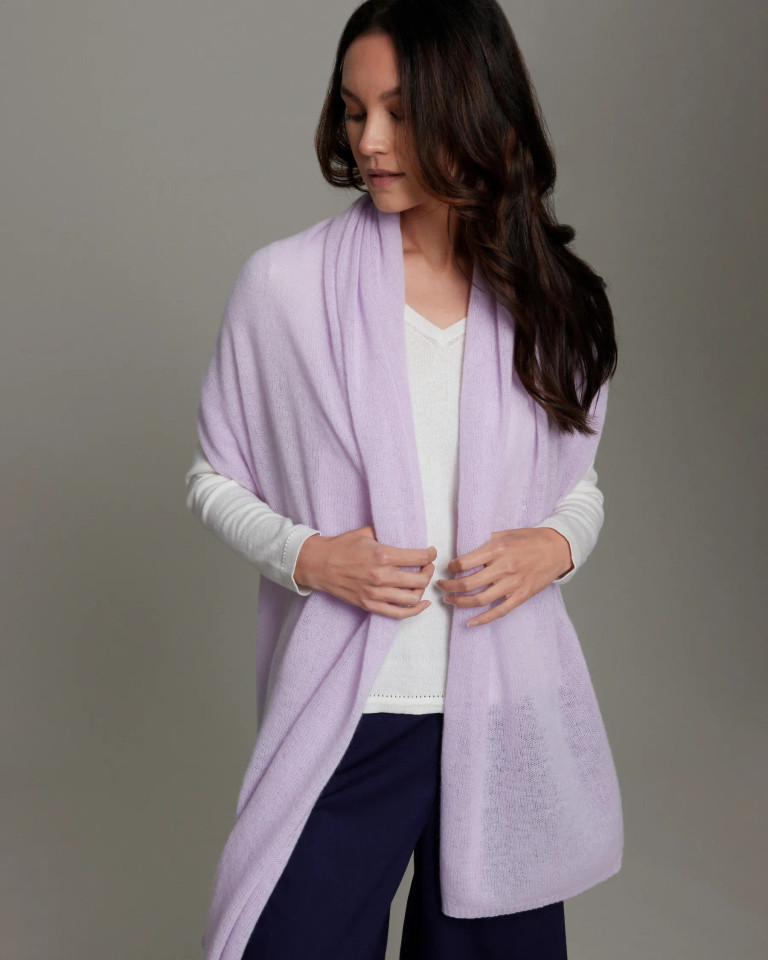 Alashan Cashmere 100% Luxury Cashmere Breezy Travel Wrap