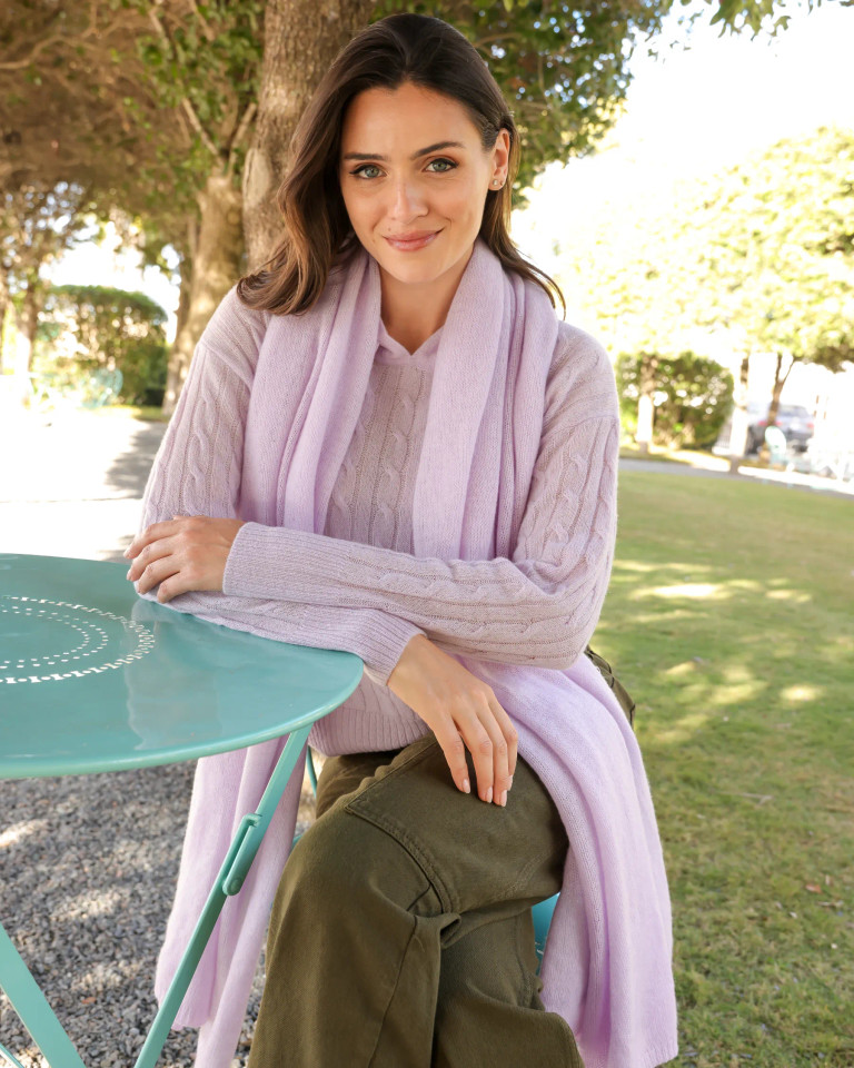 Alashan Cashmere 100% Luxury Cashmere Breezy Travel Wrap