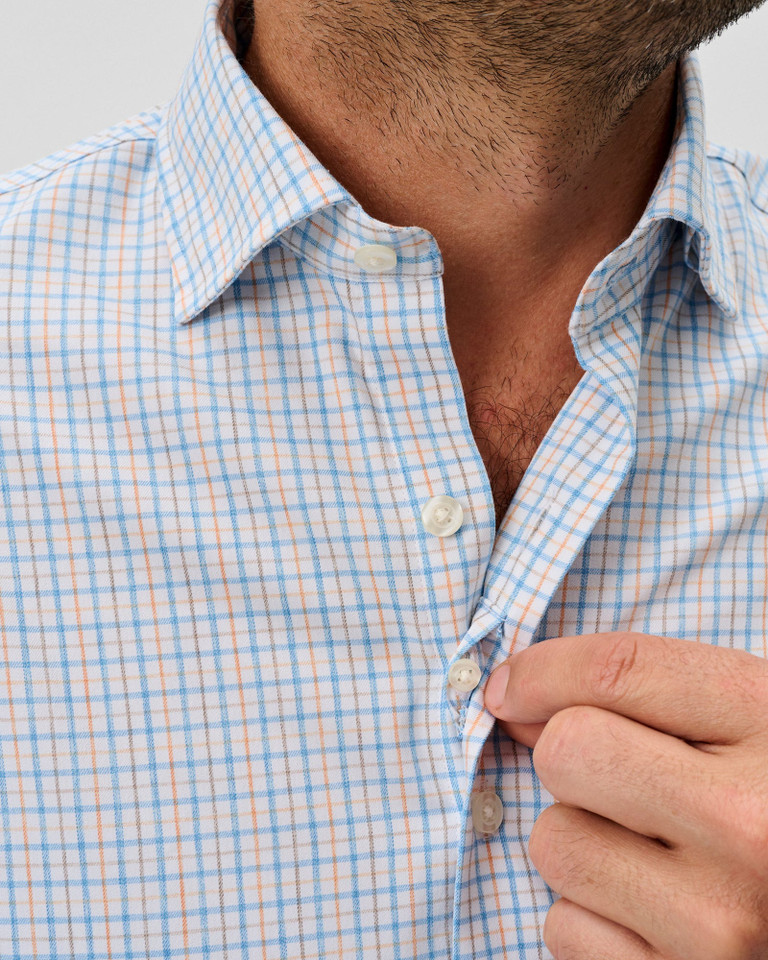 Johnnie-O Men's Everyday Performance Button Down Shirt - Briney Tattersall