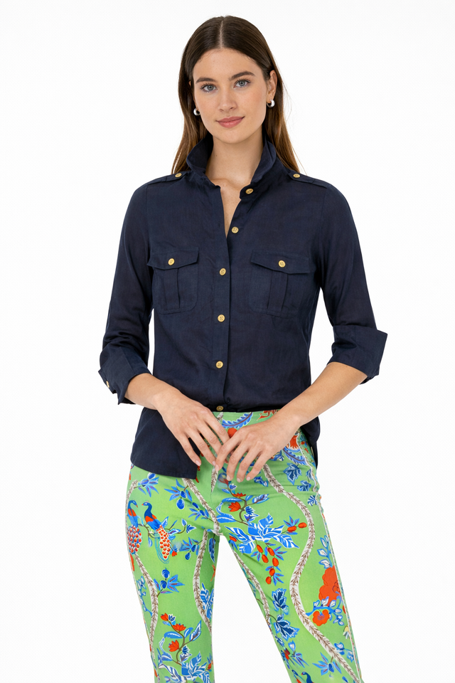 Gretchen Scott Women's Safari Boyfriend Shirt