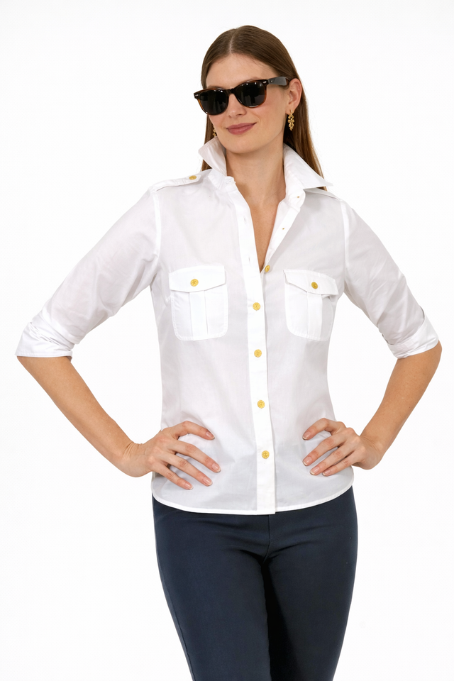 Gretchen Scott Women's Safari Boyfriend Shirt