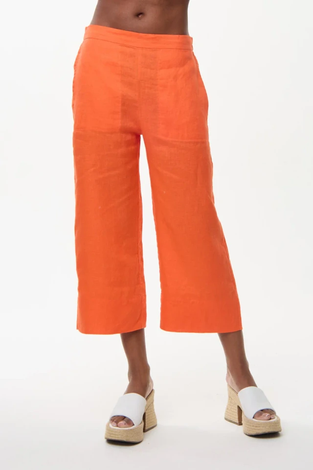 HiHo Mellow Linen Capri Pant