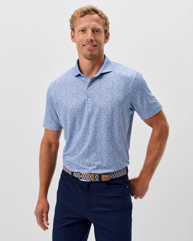 Johnnie-O Men's  Prawn Performance Jersey Polo