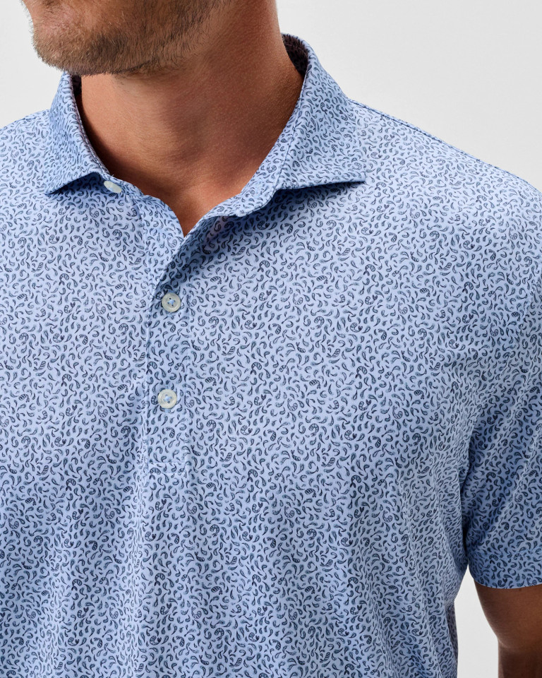 Johnnie-O Men's  Prawn Performance Jersey Polo