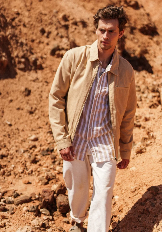 Saint James Zephyr Cotton Canvas Jacket 